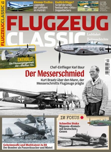 Flugzeug Classic – Dezember 2025 Cover