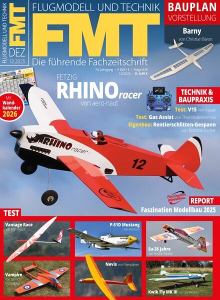 FMT Flugmodell und Technik – Dezember 2025 Cover