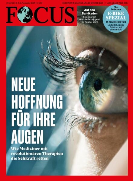 Focus – 21 November 2025 Cover