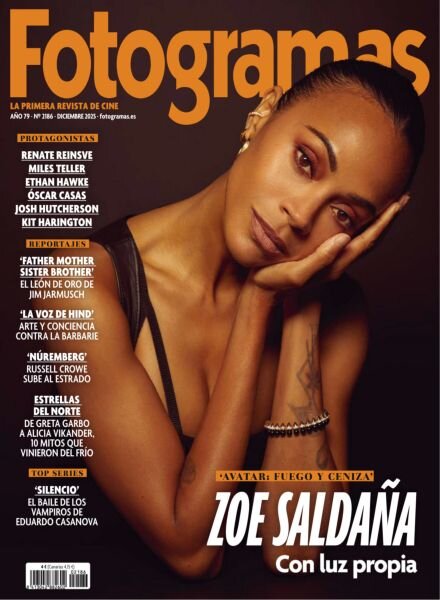 Fotogramas – Diciembre 2025 Cover