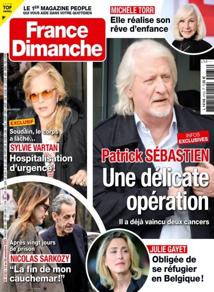 France Dimanche – 14 Novembre 2025 Cover