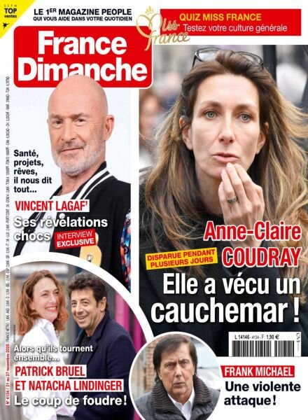France Dimanche – 21 Novembre 2025 Cover