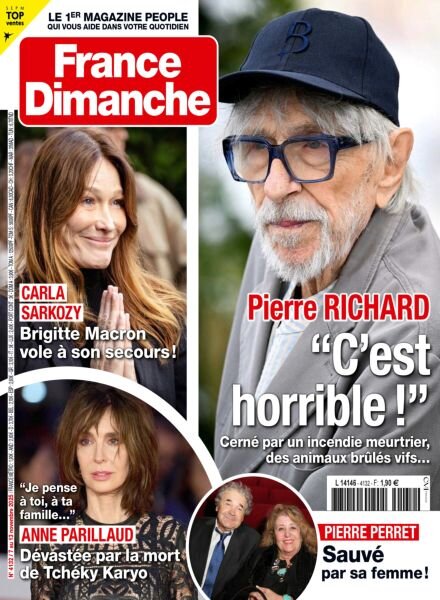 France Dimanche – 7 Novembre 2025 Cover
