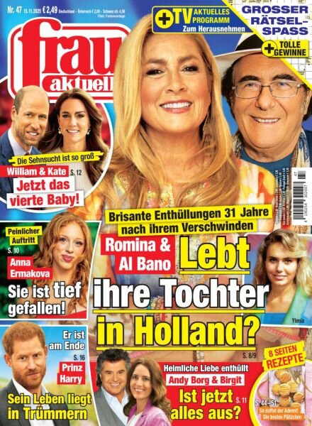 frau aktuell – 15 November 2025 Cover