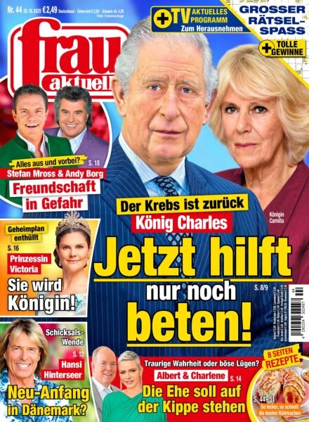 frau aktuell – 25 Oktober 2025 Cover