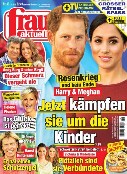 frau aktuell – 8 November 2025 Cover