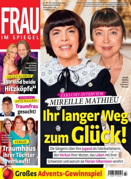 Frau im Spiegel – 12 November 2025 Cover