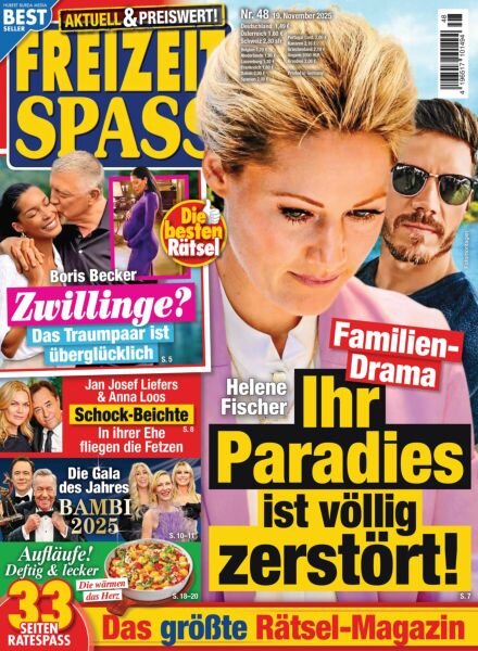 Freizeit Spass – 18 November 2025 Cover