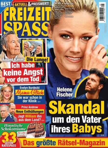 Freizeit Spass – 28 Oktober 2025 Cover