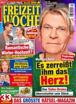 Freizeitwoche – 26 November 2025