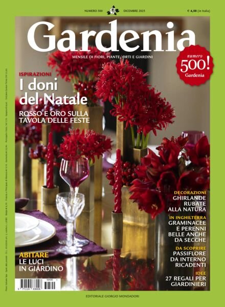 Gardenia – Dicembre 2025 Cover