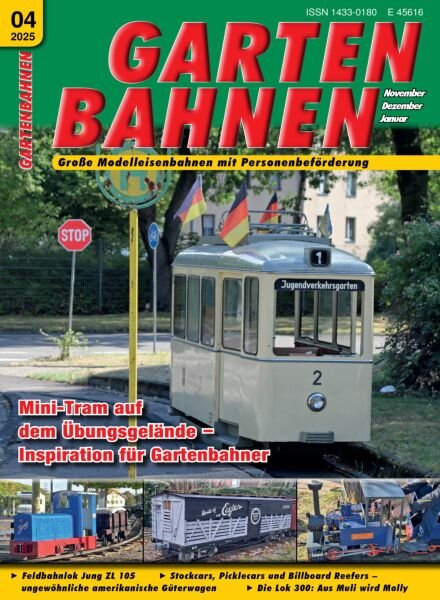 Gartenbahnen – November-Dezember 2025 – Januar 2026 Cover