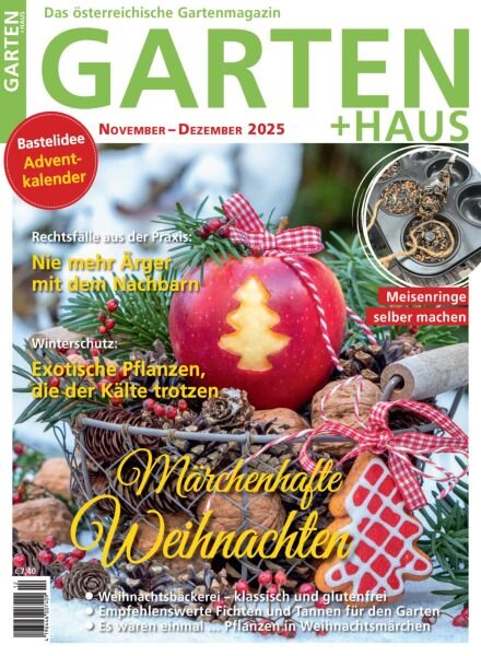Garten+Haus – November-Dezember 2025 Cover
