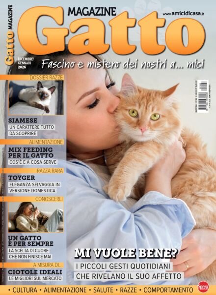 Gatto Magazine – Dicembre 2025 – Gennaio 2026 Cover