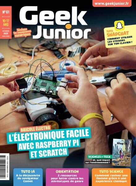 Geek Junior – Novembre 2025 Cover