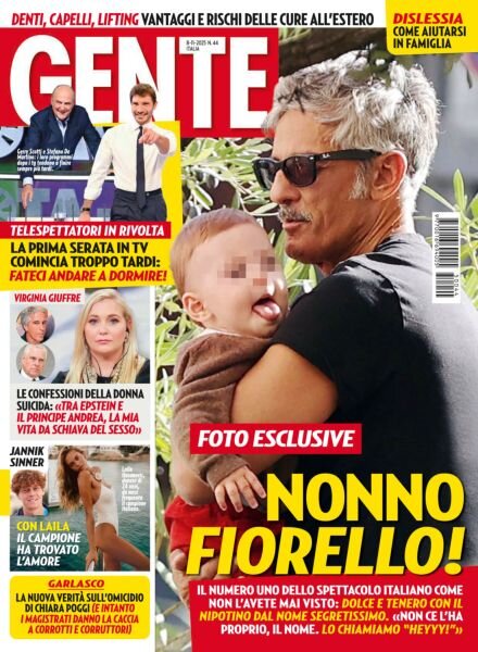 Gente Italia – 8 Novembre 2025 Cover