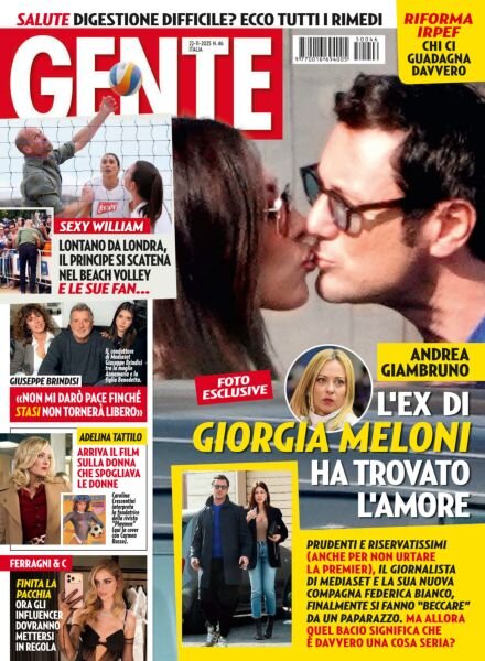 Gente Italia – Novembre 2025 Cover