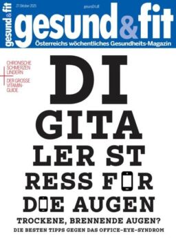 Gesund & Fit – 27 Oktober 2025
