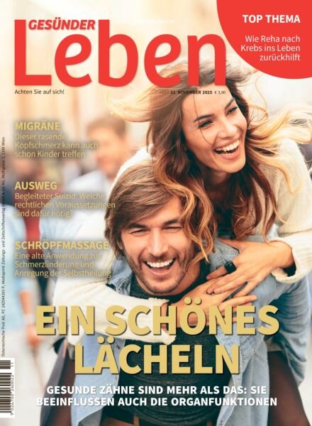 Gesunder Leben – November 2025 Cover