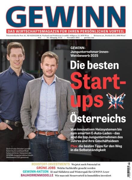 Gewinn – November 2025 Cover