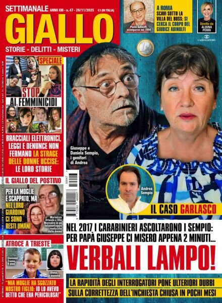 Giallo – 26 Novembre 2025 Cover