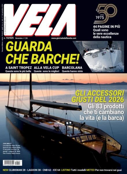Giornale della Vela – Novembre 2025 Cover