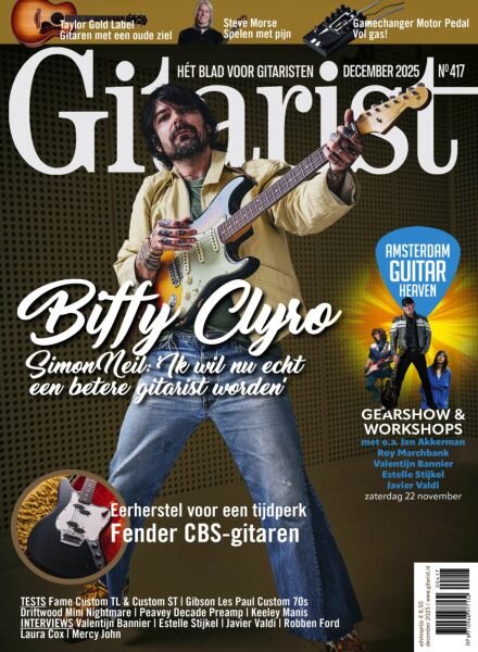 Gitarist Netherlands – December 2025 Cover