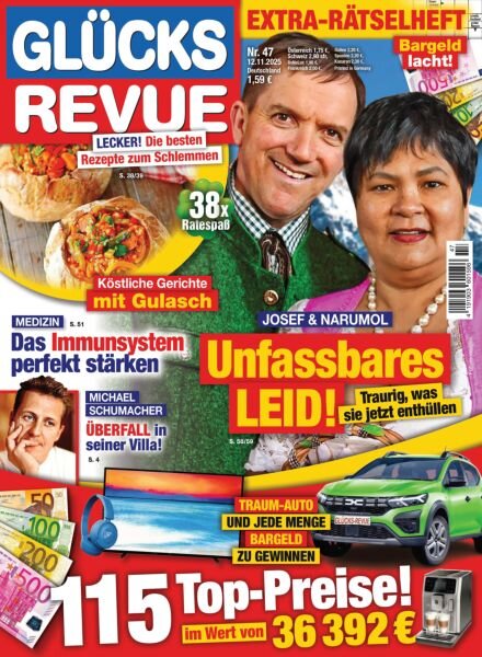 Glucks Revue – 11 November 2025 Cover
