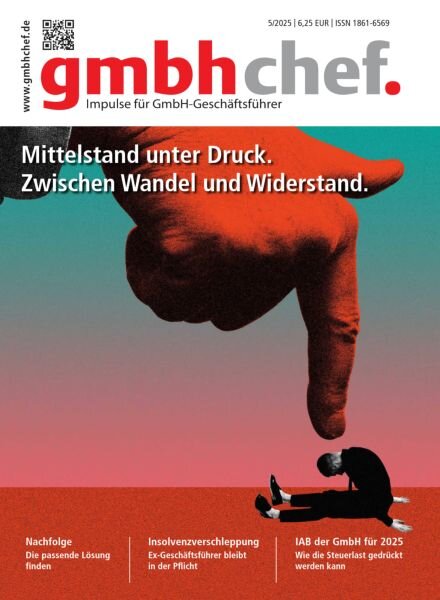 gmbhchef – Nr 5 2025 Cover