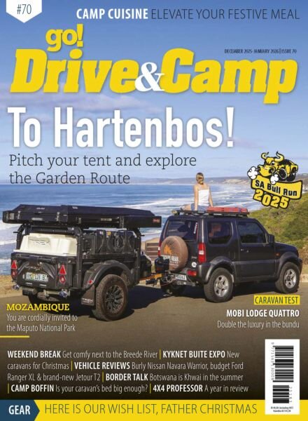 Go! Drive & Camp – December 2025 – January 2026 Cover