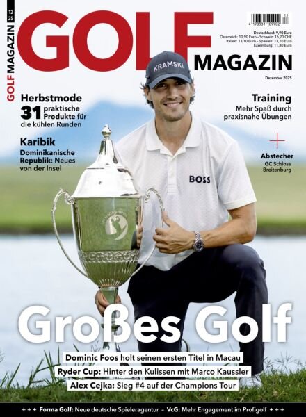 Golf Magazin – Dezember 2025 Cover