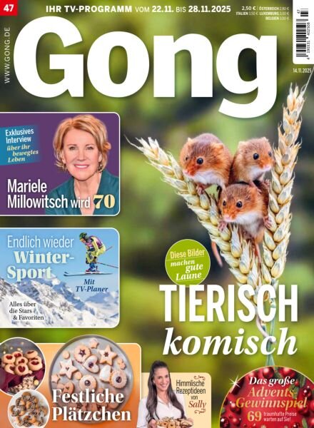 Gong Magazin – November 2025 Cover