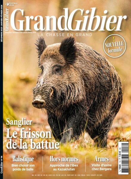 Grand Gibier – Decembre 2025 – Janvier-Fevrier 2026 Cover