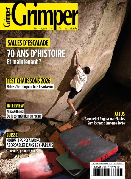 Grimper – Novembre 2025 Cover