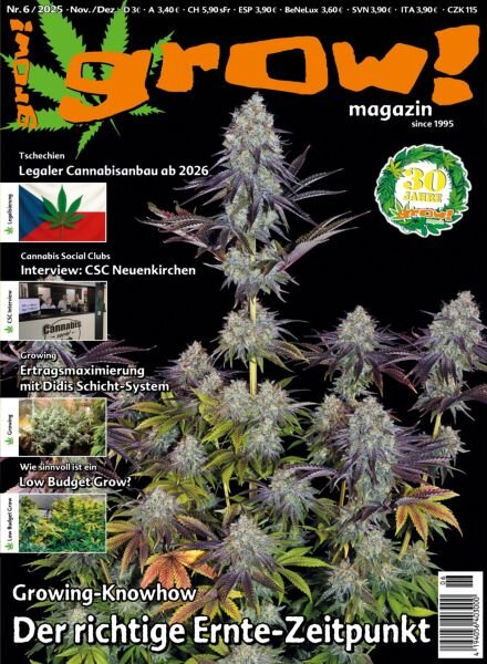 grow! Magazin – 30 Oktober 2025 Cover