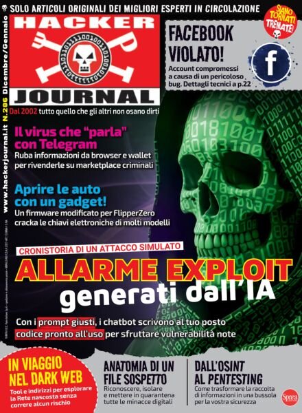 Hacker Journal – Dicembre 2025 – Gennaio 2026 Cover