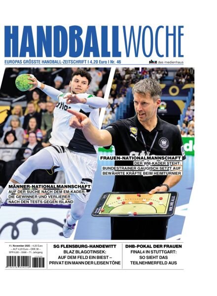 Handballwoche – 11 November 2025 Cover