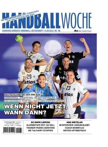 Handballwoche – 25 November 2025 Cover