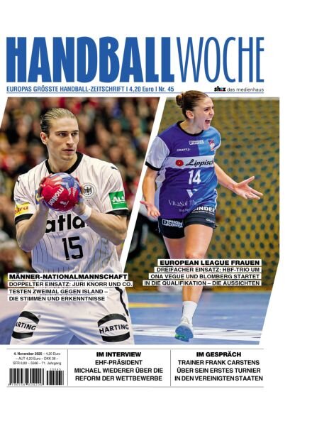 Handballwoche – 4 November 2025 Cover