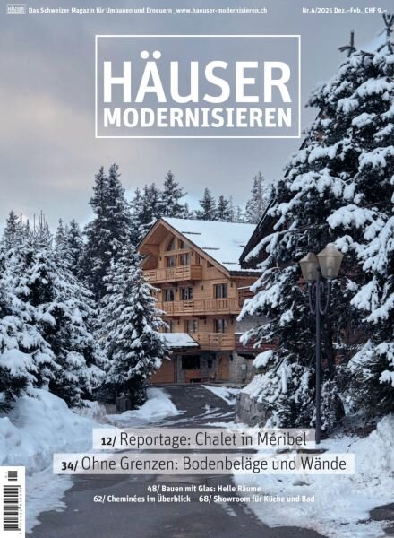 Hauser Modernisieren – Dezember 2025 – Februar 2026 Cover