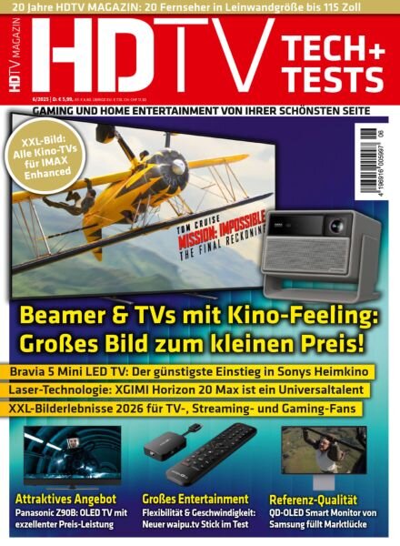 HDTV Magazin – Ausgabe 6 2025 Cover