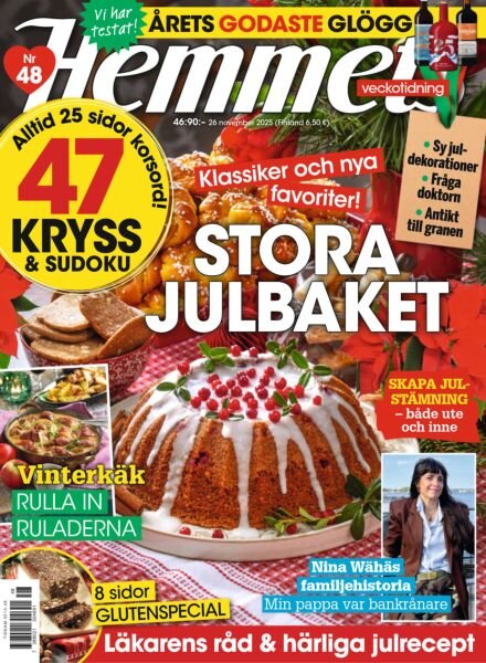 Hemmets Veckotidning – 26 November 2025 Cover