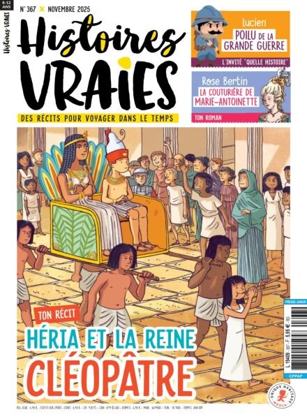 Histoires Vraies – Novembre 2025 Cover
