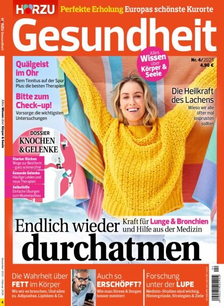 HOrzu Gesundheit – Ausgabe 4 2025 Cover