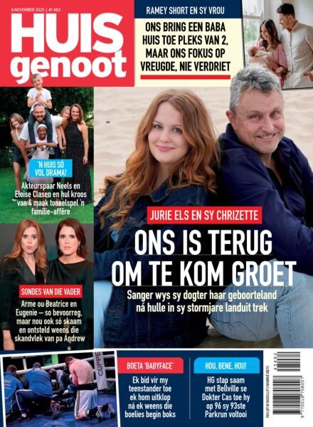 Huisgenoot – 6 November 2025 Cover