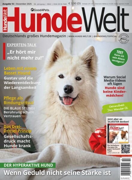 HundeWelt – Dezember 2025 Cover