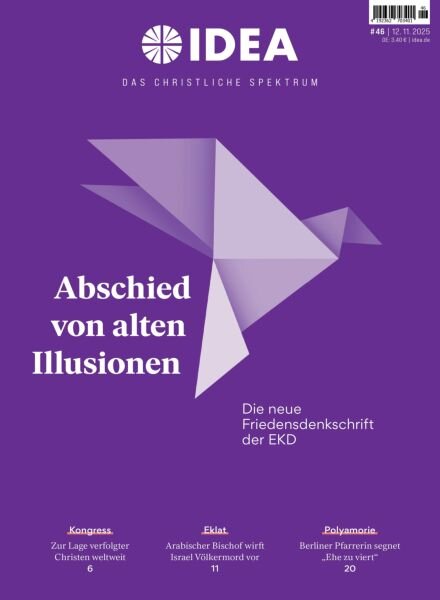 idea Spektrum – 12 November 2025 Cover