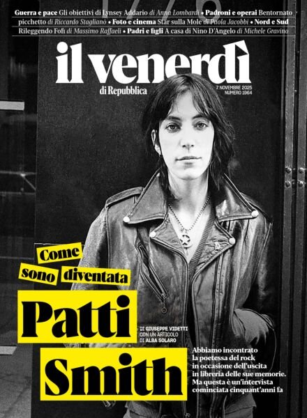 Il Venerdi di Repubblica – 7 Novembre 2025 Cover