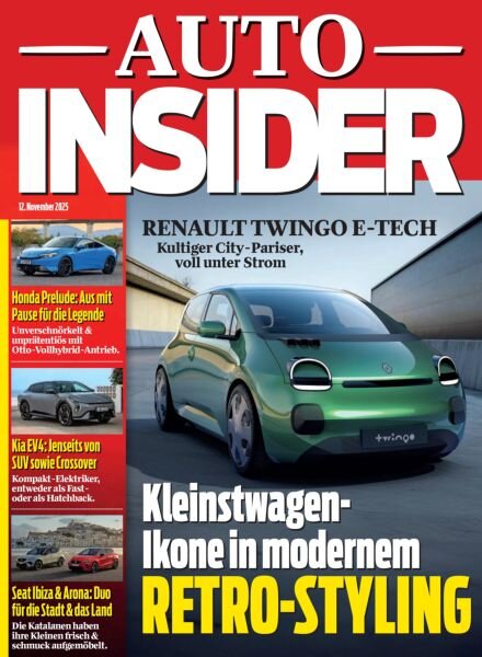Insider Austria – 12 November 2025 Cover