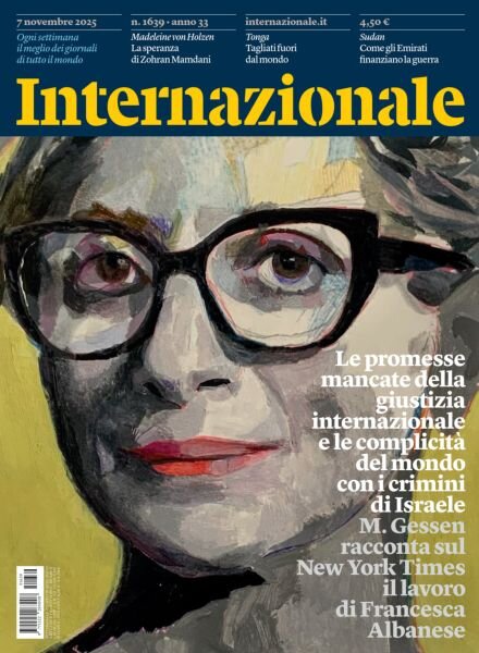 Internazionale – 7 Novembre 2025 Cover